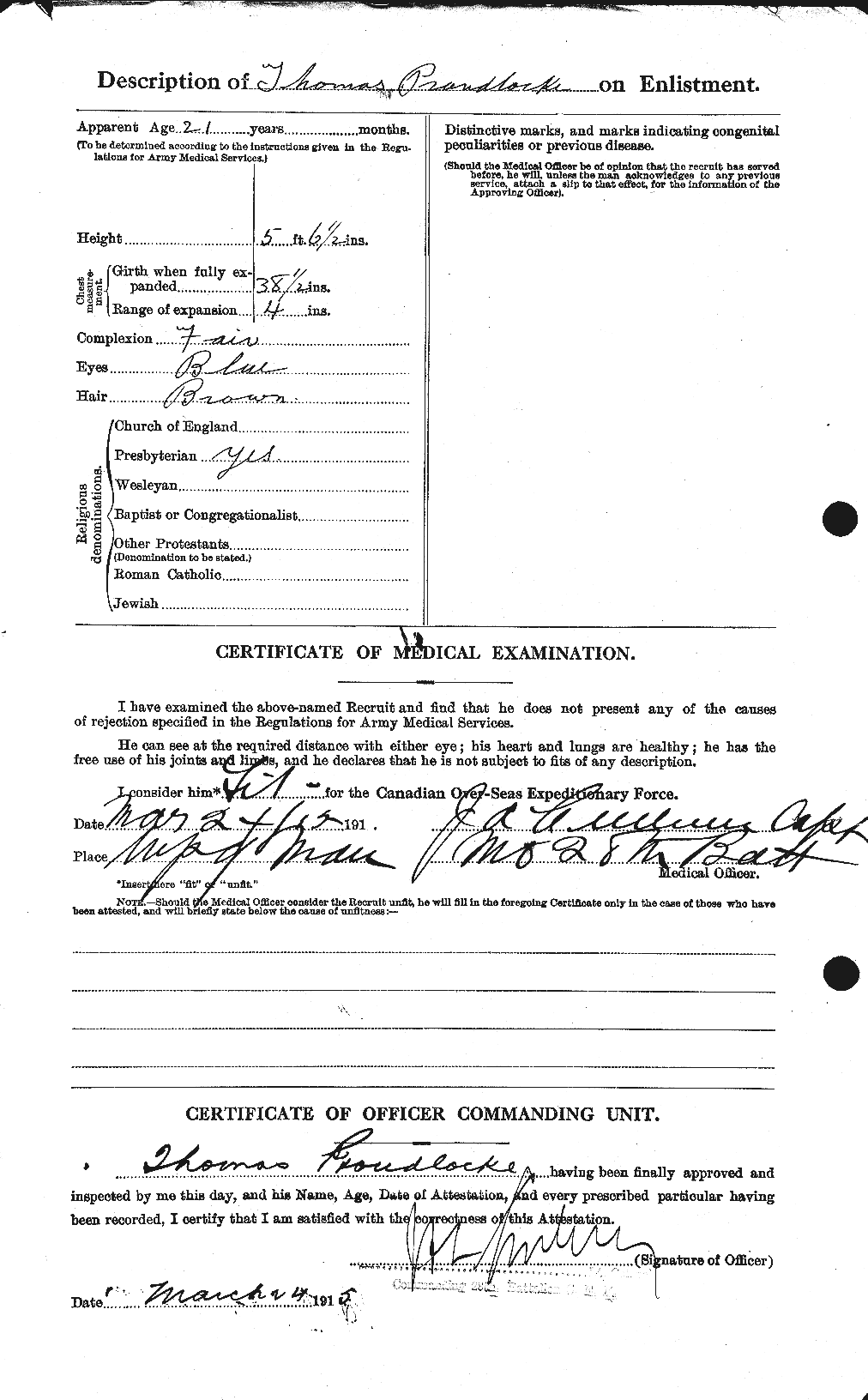 Personnel Records of the First World War - CEF 591487b