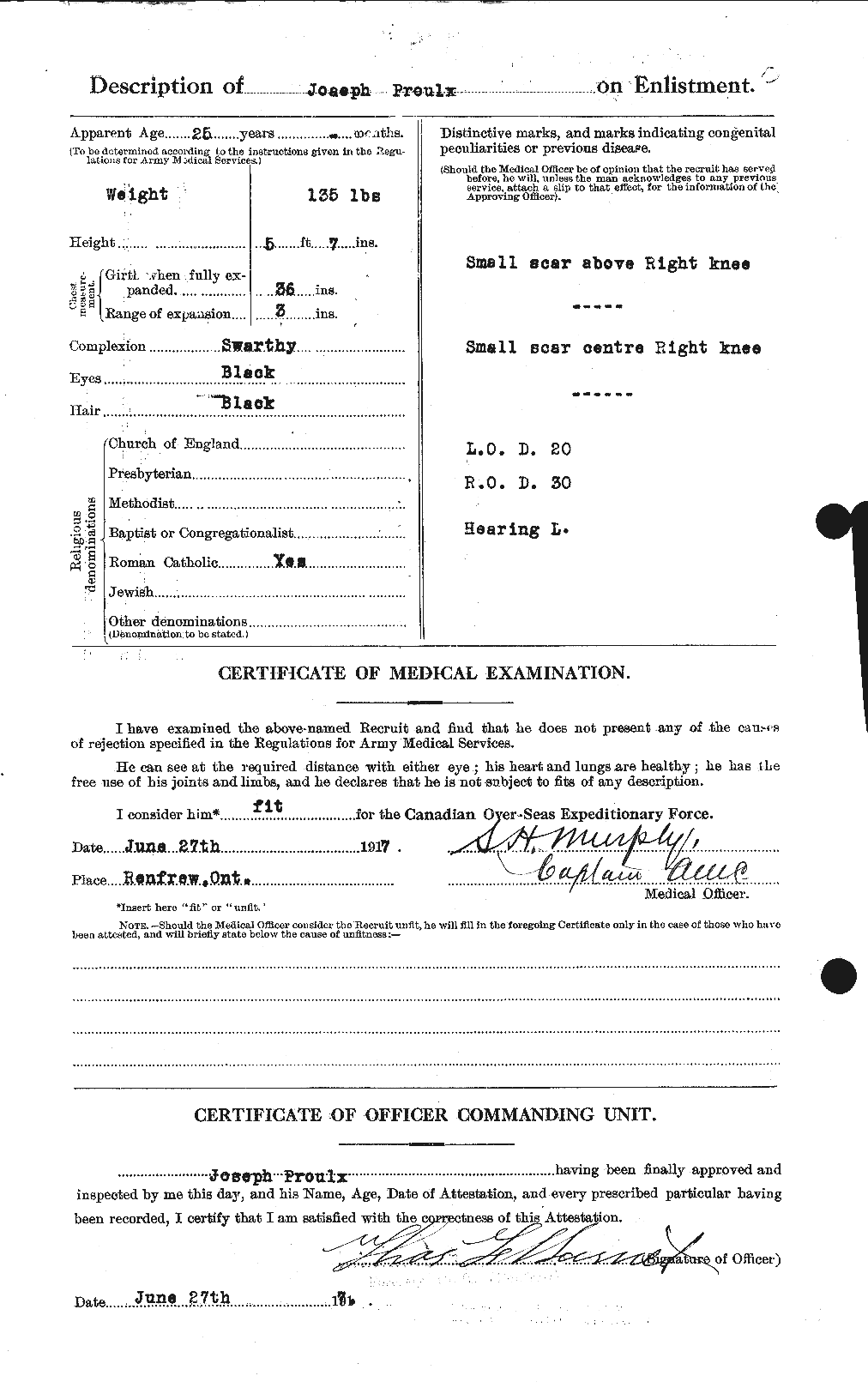 Personnel Records of the First World War - CEF 591601b