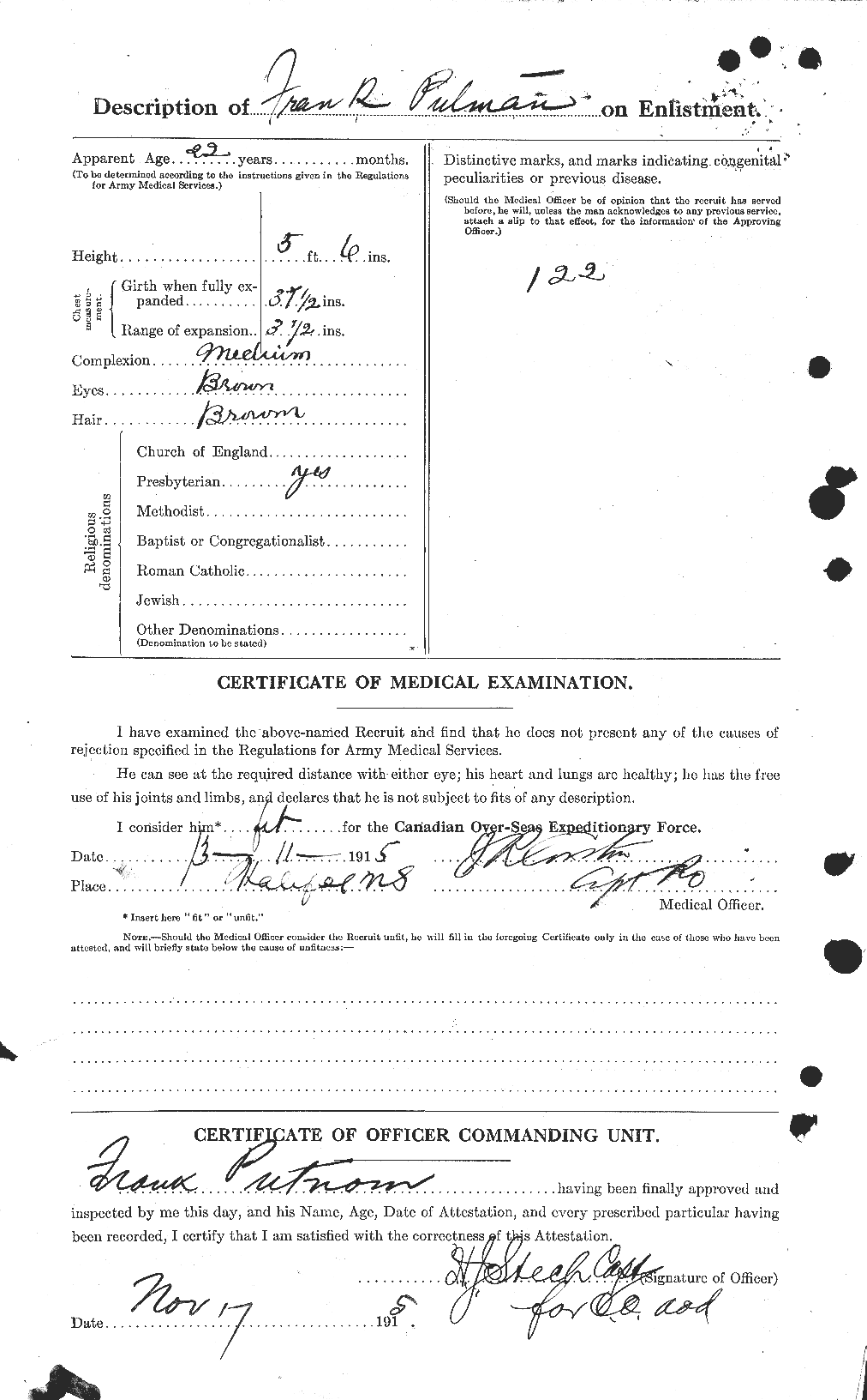 Personnel Records of the First World War - CEF 591728b