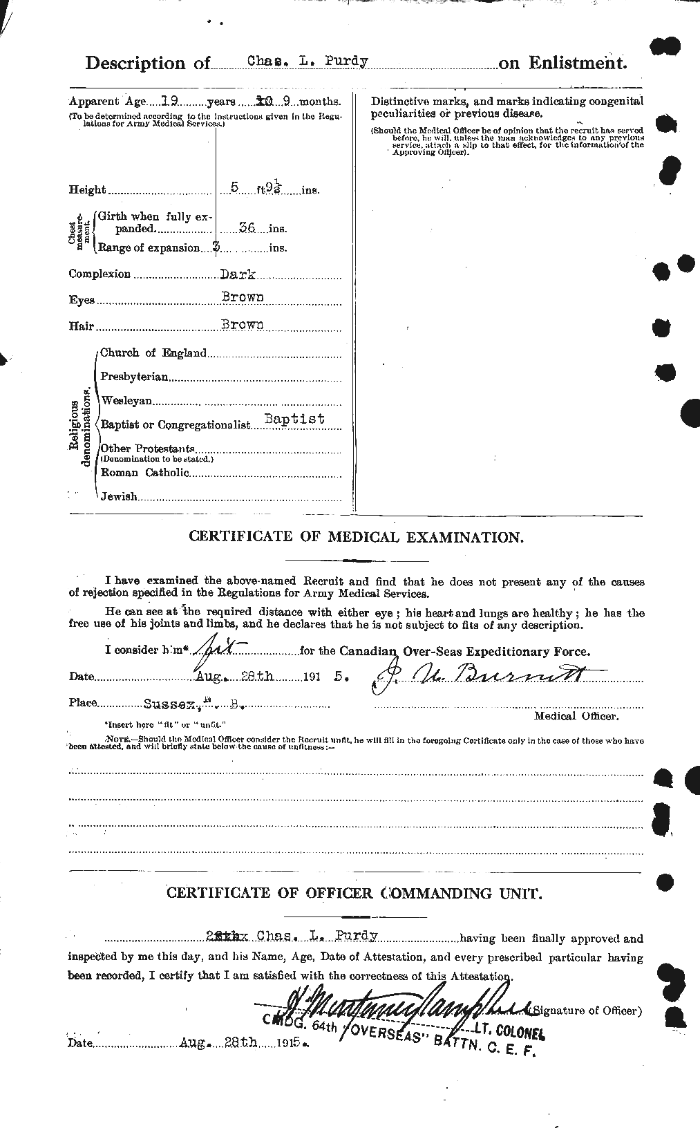 Personnel Records of the First World War - CEF 592284b