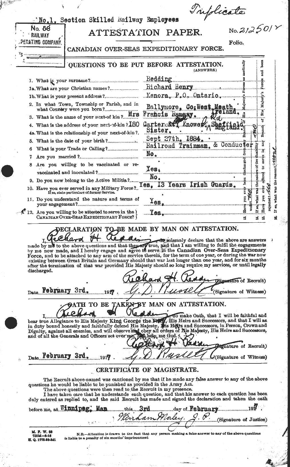Personnel Records of the First World War - CEF 593680a
