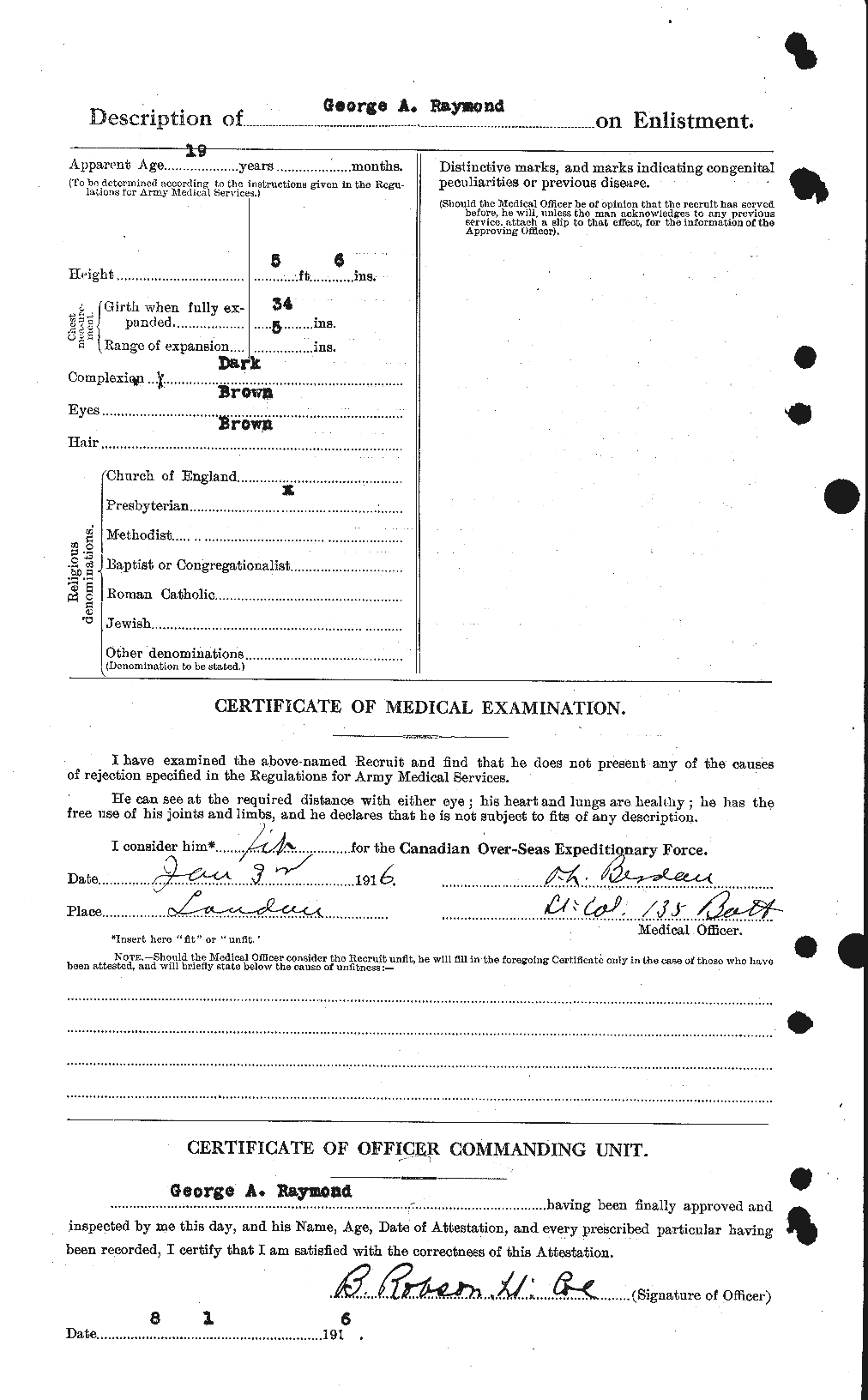Personnel Records of the First World War - CEF 595341b