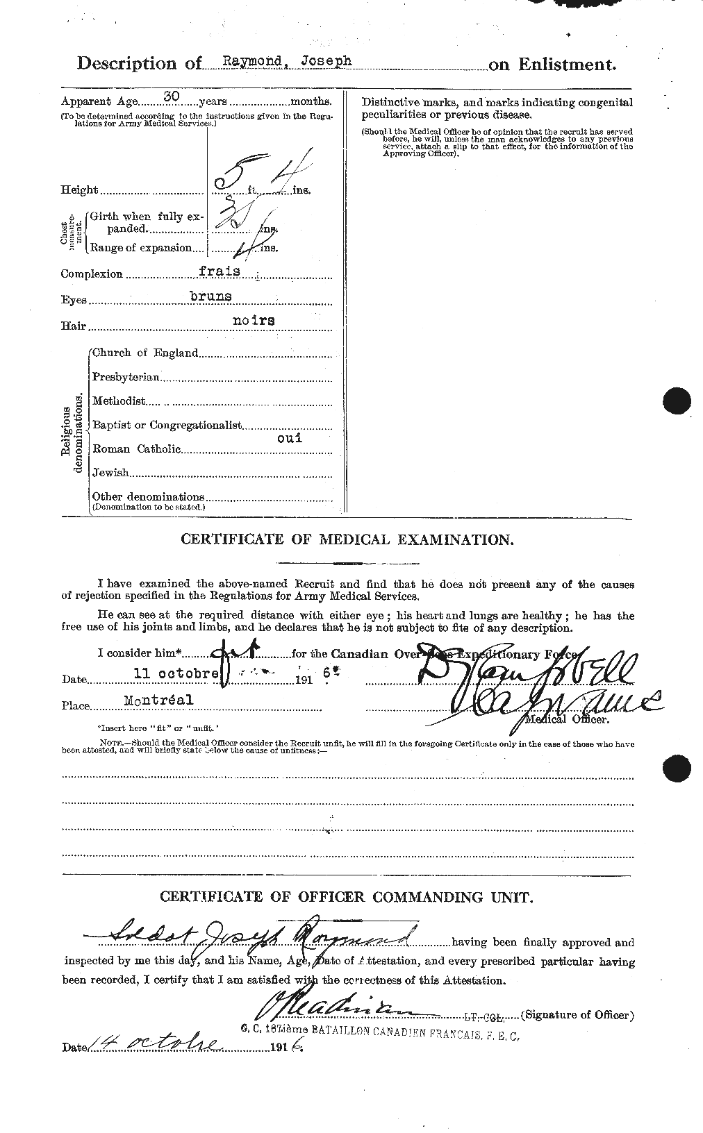 Personnel Records of the First World War - CEF 595388b
