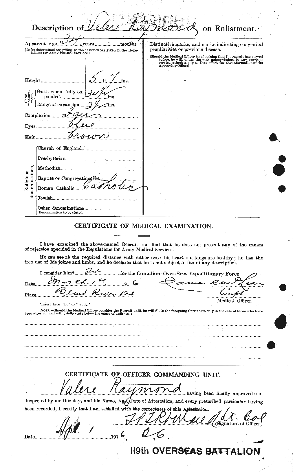 Personnel Records of the First World War - CEF 595468b