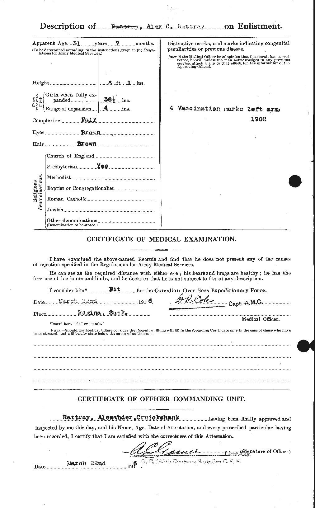 Personnel Records of the First World War - CEF 595688b