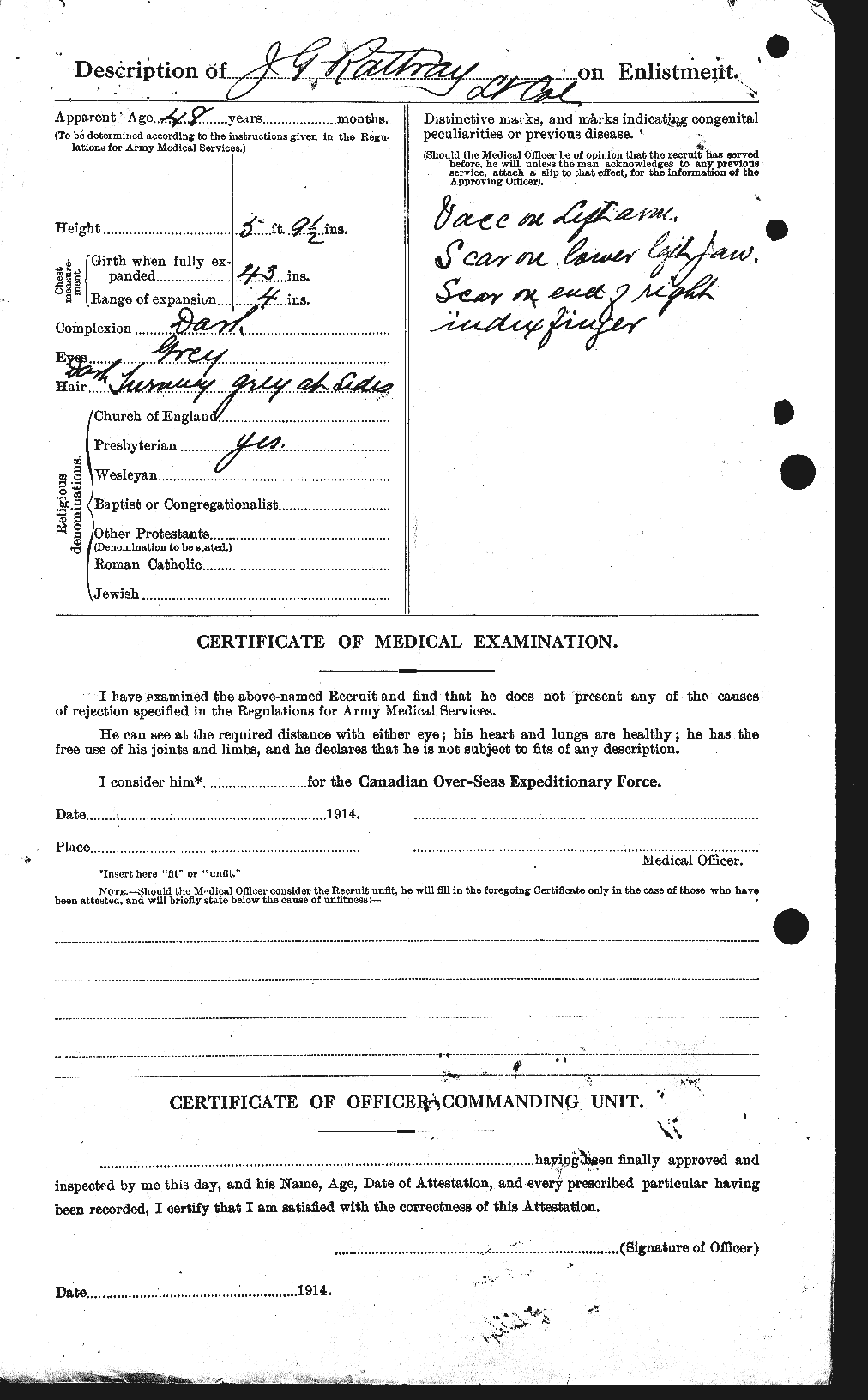 Personnel Records of the First World War - CEF 595702b