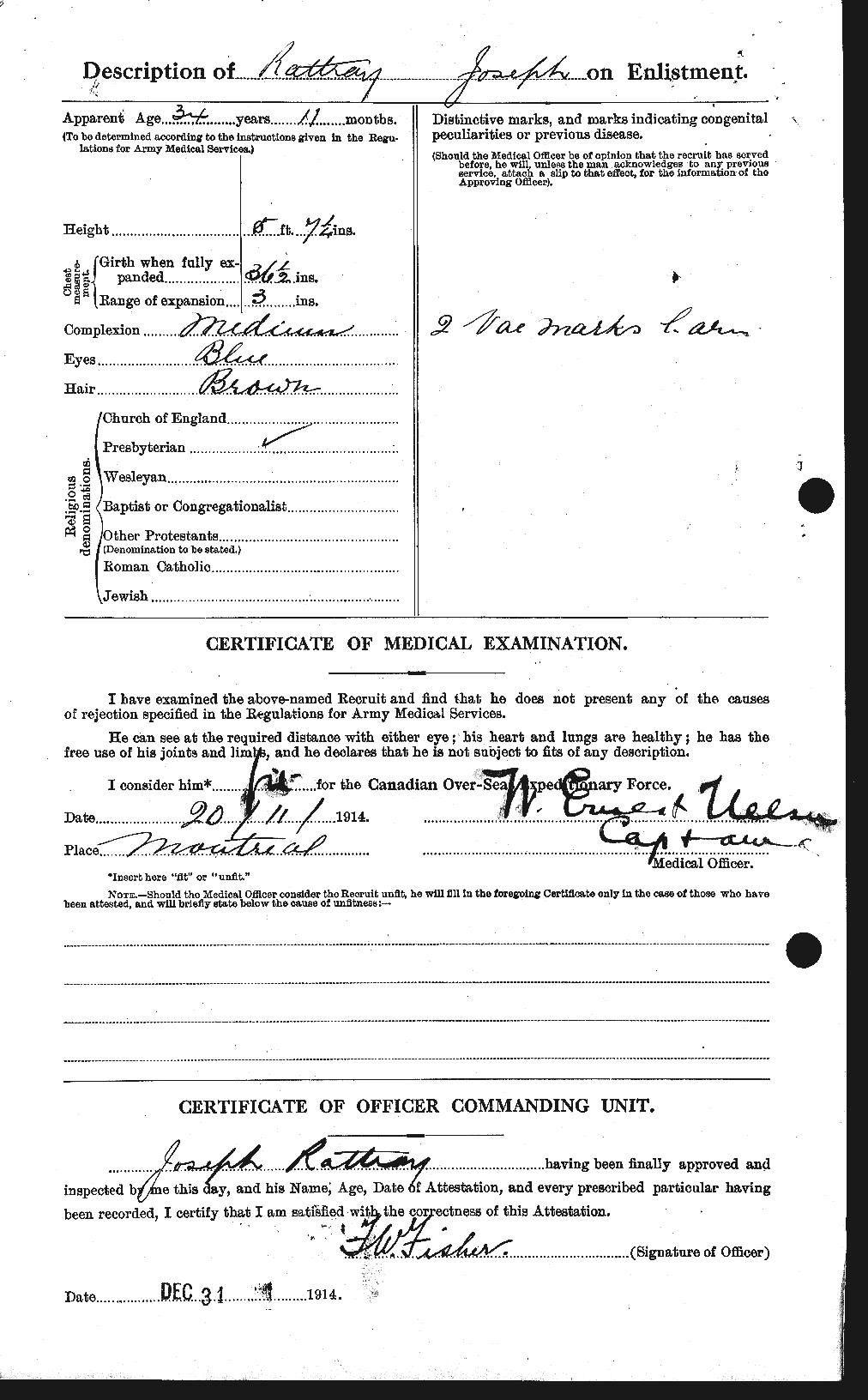Personnel Records of the First World War - CEF 595703b