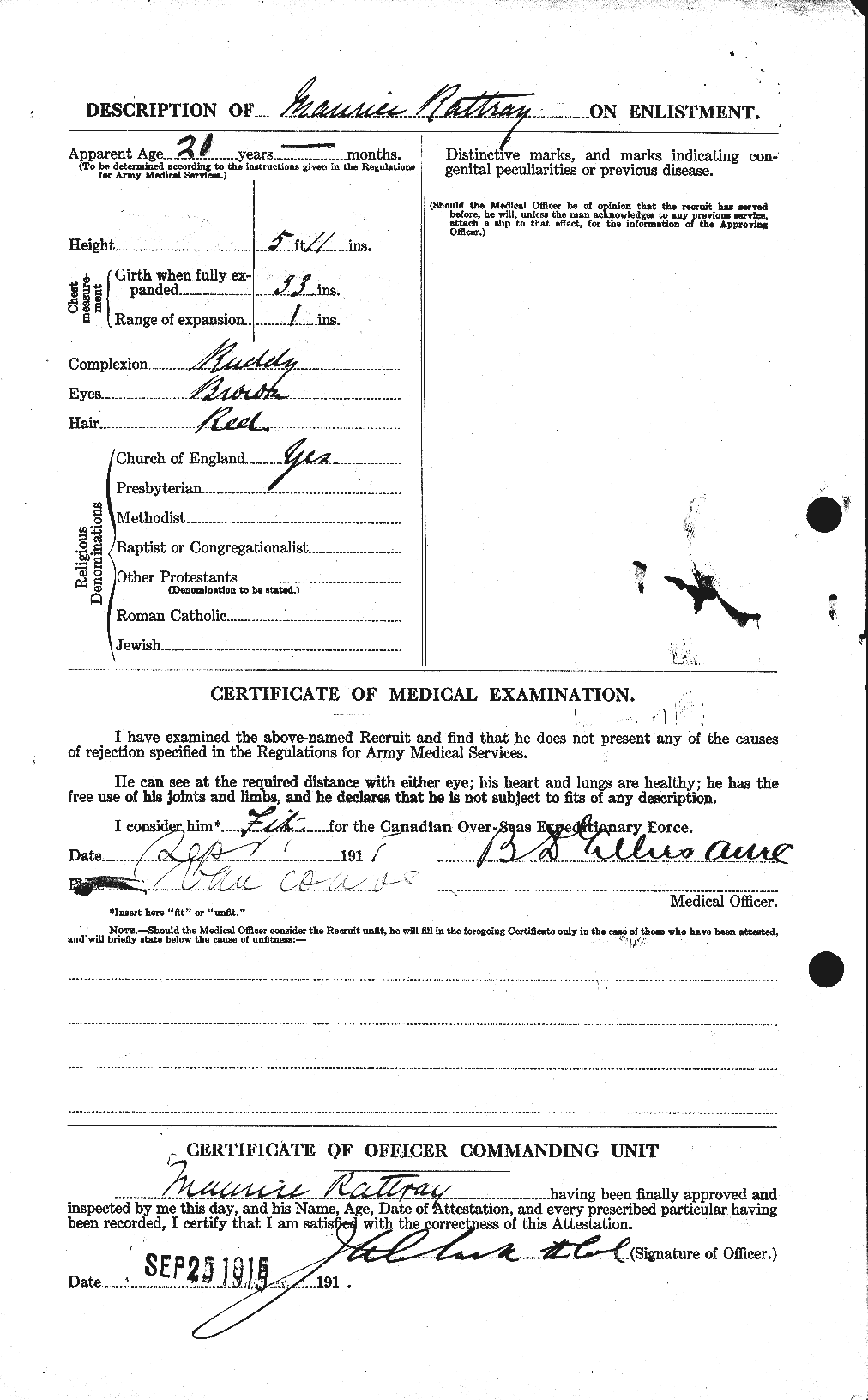 Personnel Records of the First World War - CEF 595704b