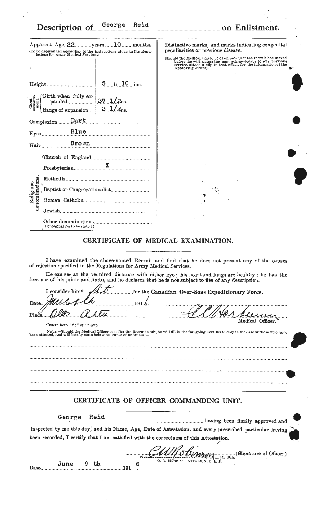 Personnel Records of the First World War - CEF 596277b