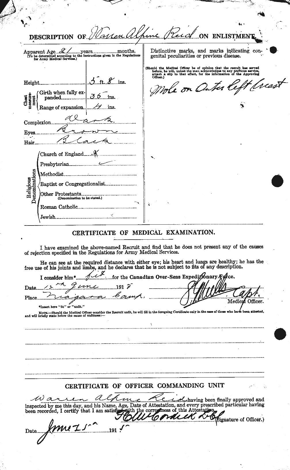 Personnel Records of the First World War - CEF 596894b