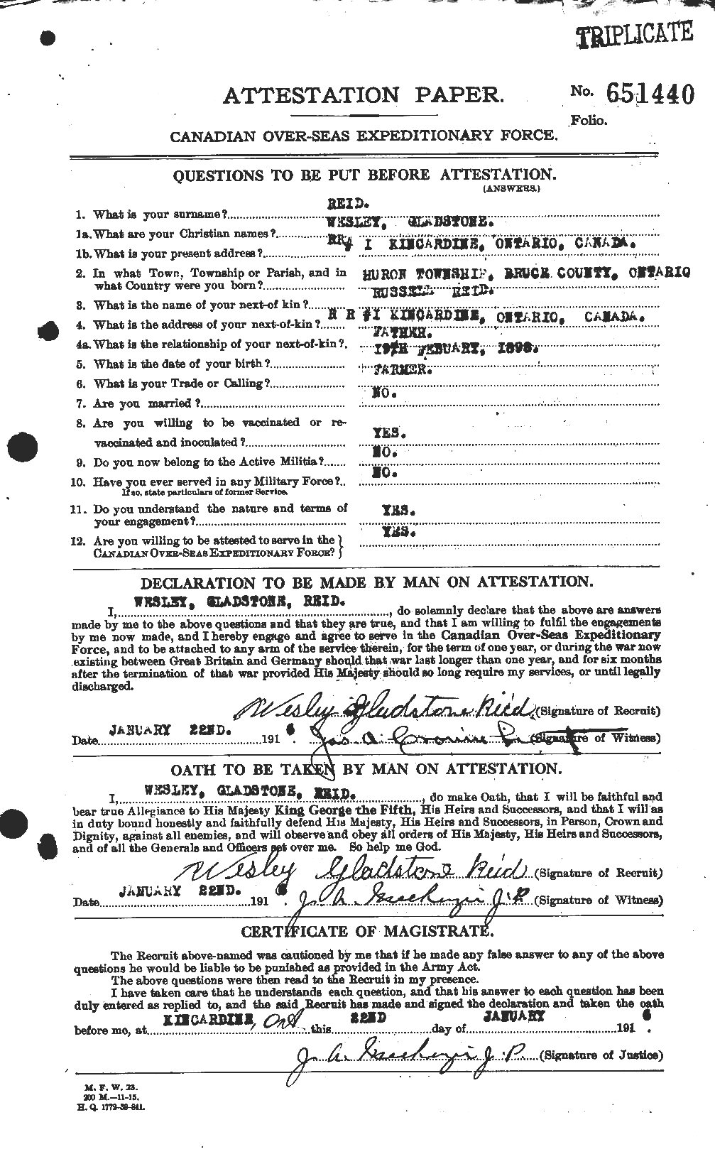 Personnel Records of the First World War - CEF 596897a