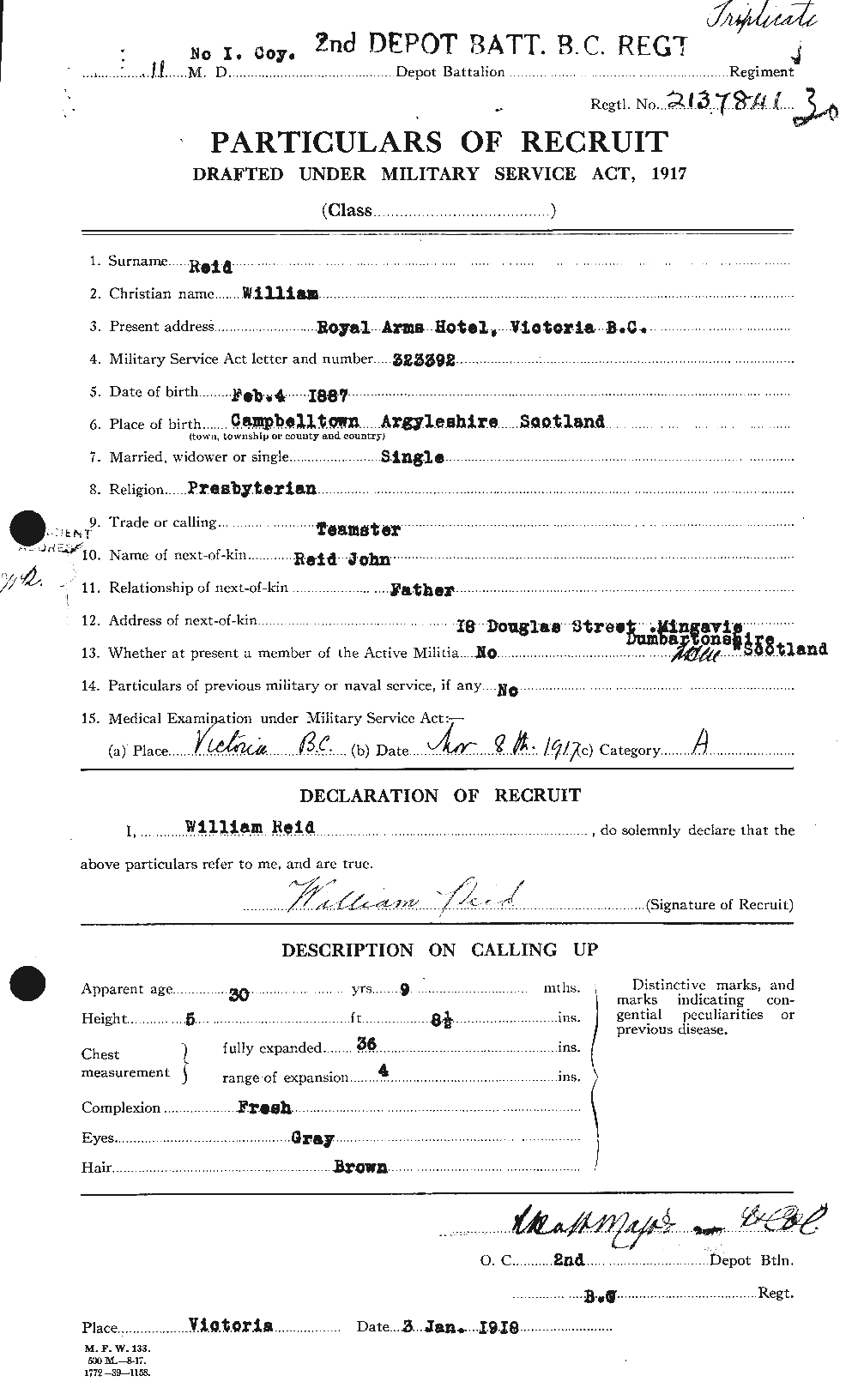 Personnel Records of the First World War - CEF 596911a
