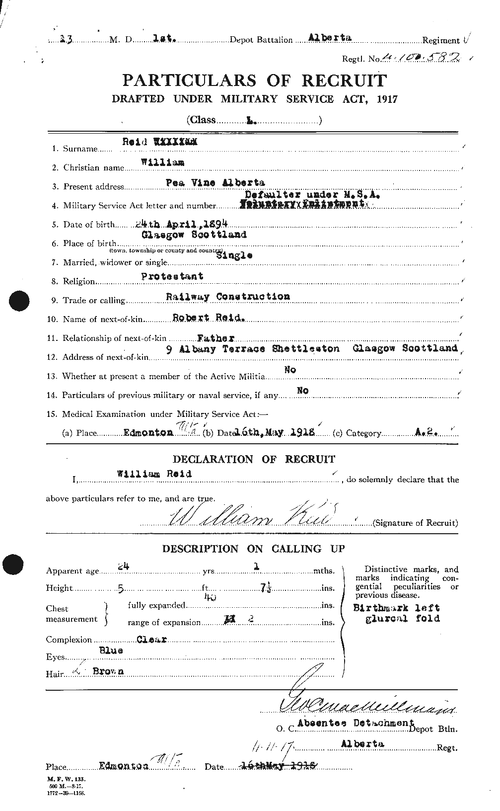 Personnel Records of the First World War - CEF 596942a