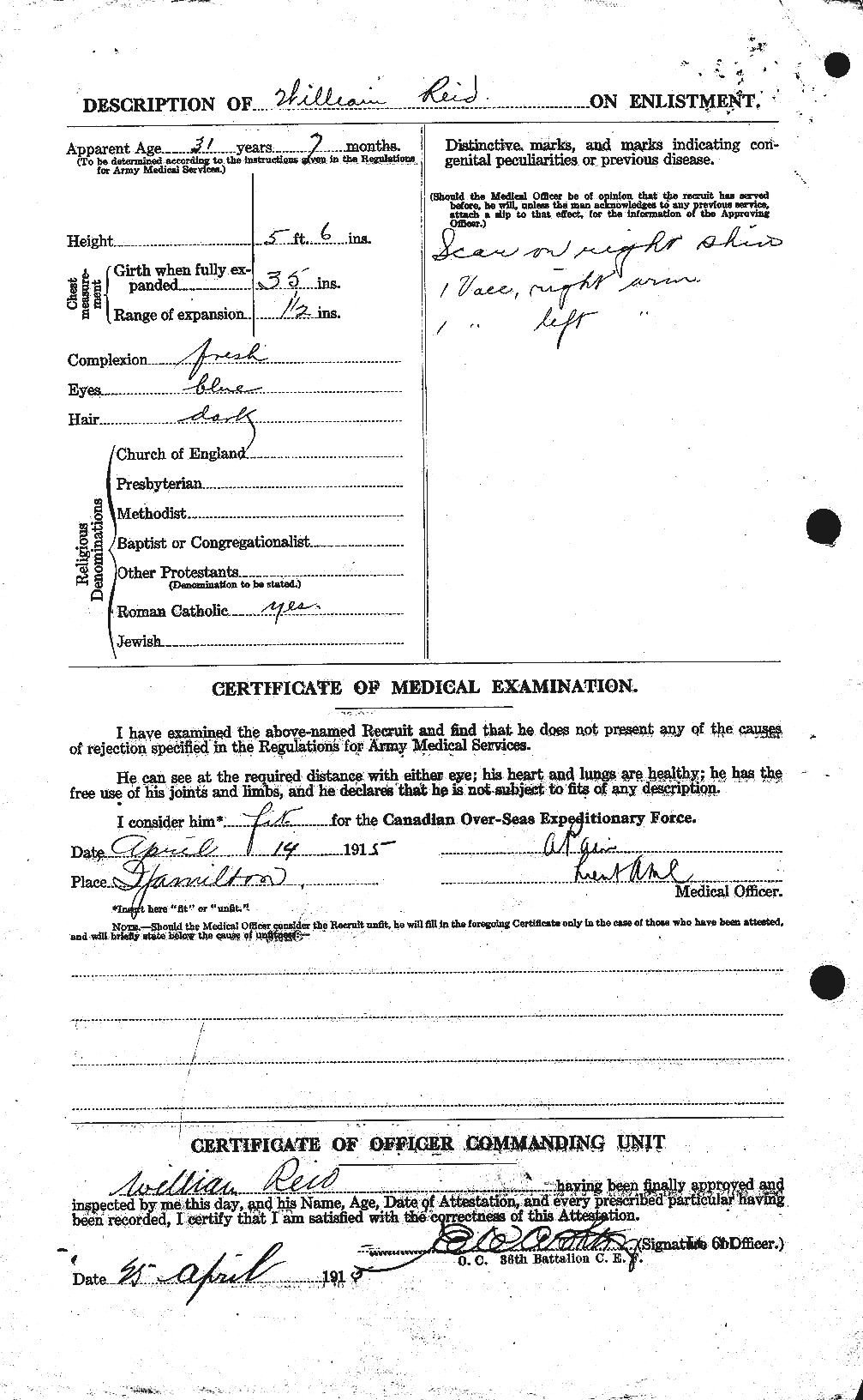 Personnel Records of the First World War - CEF 596953b