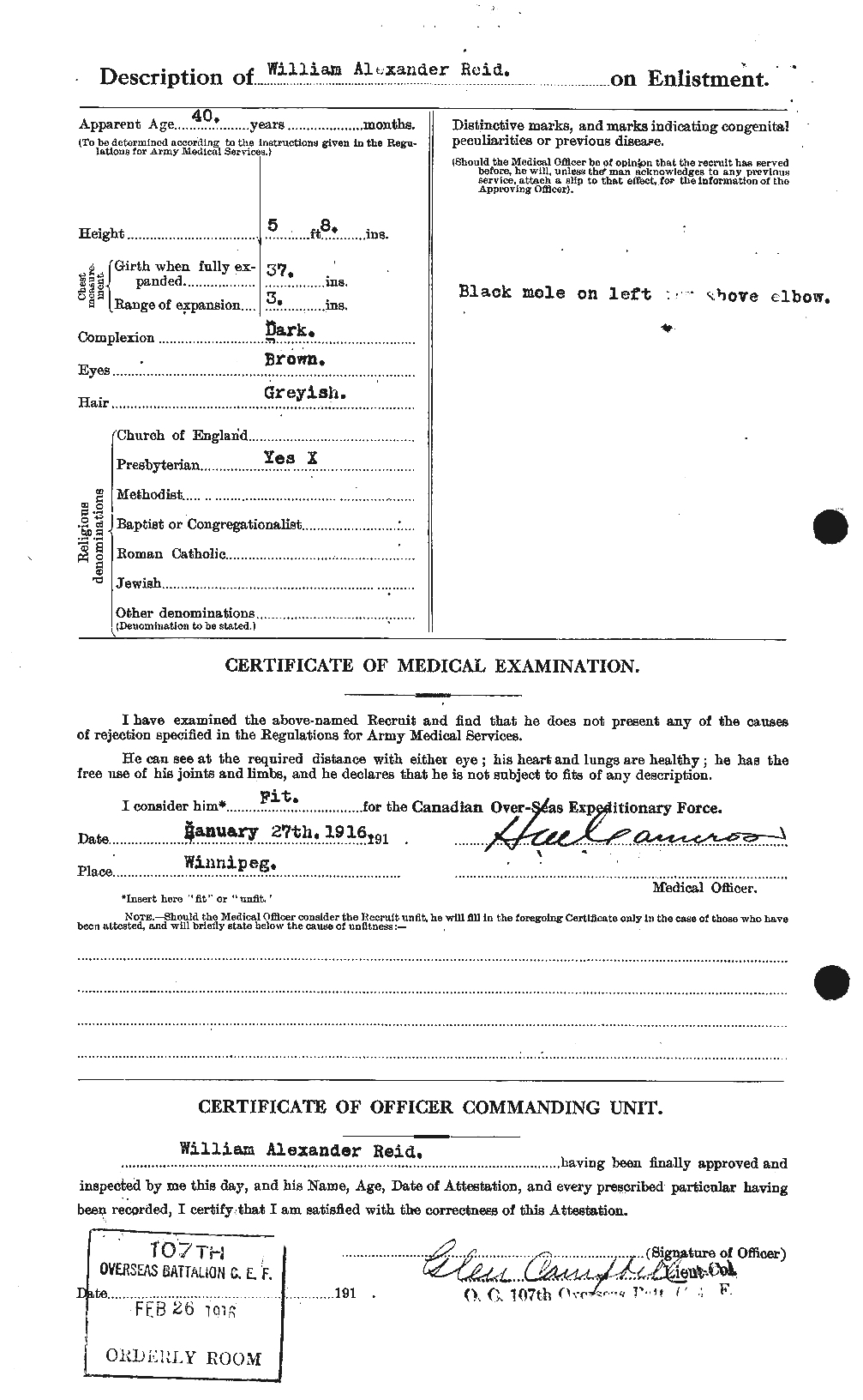 Personnel Records of the First World War - CEF 596959b