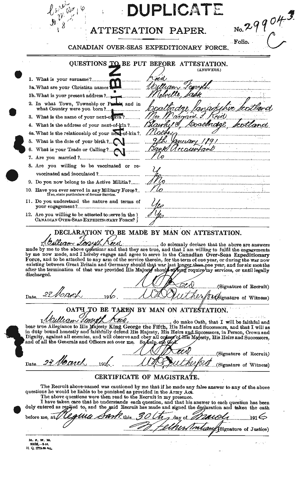 Personnel Records of the First World War - CEF 596984a