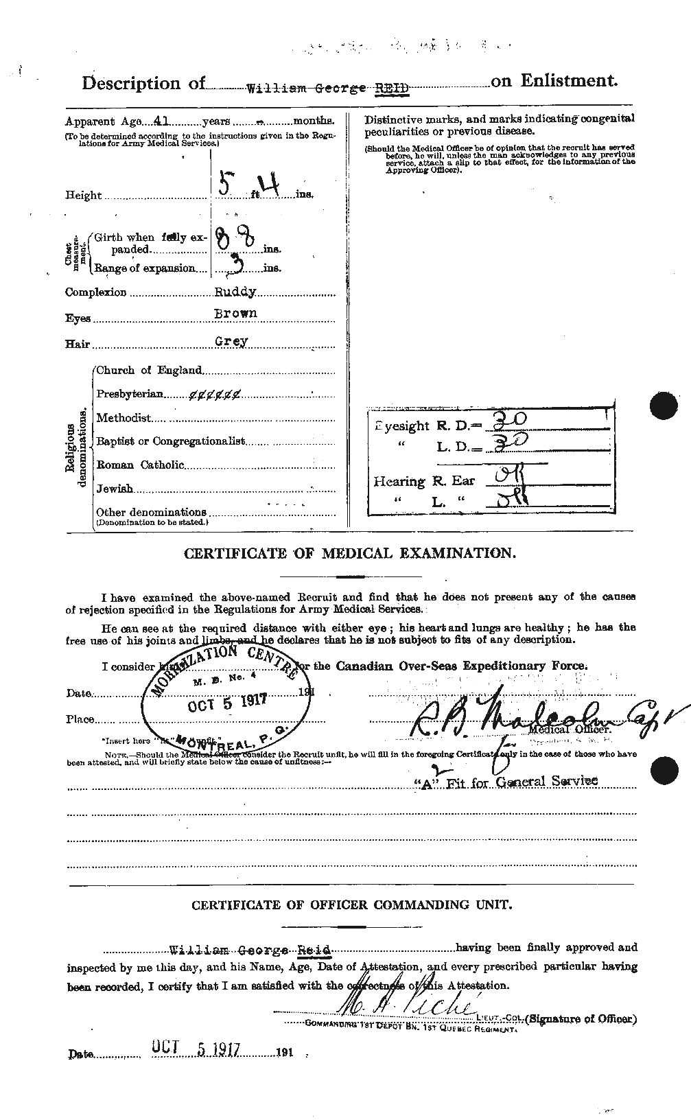 Personnel Records of the First World War - CEF 596988b