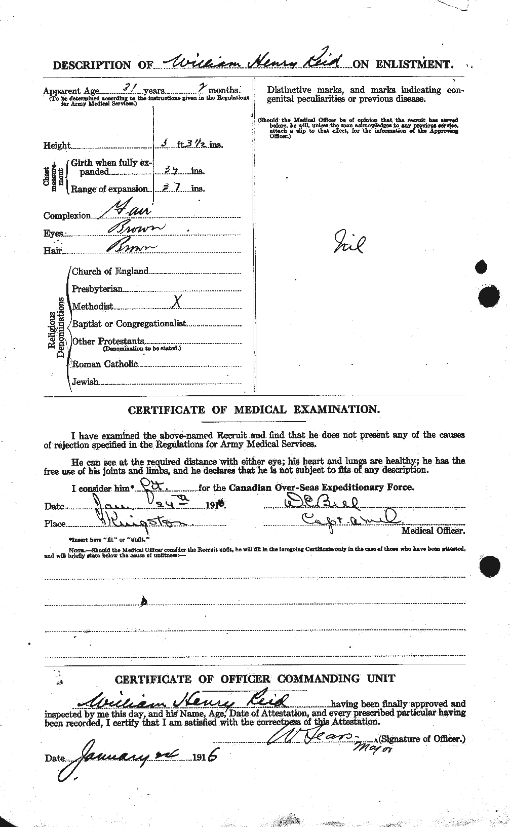 Personnel Records of the First World War - CEF 596995b