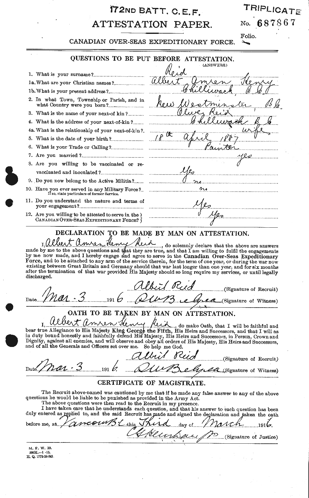 Personnel Records of the First World War - CEF 597744a