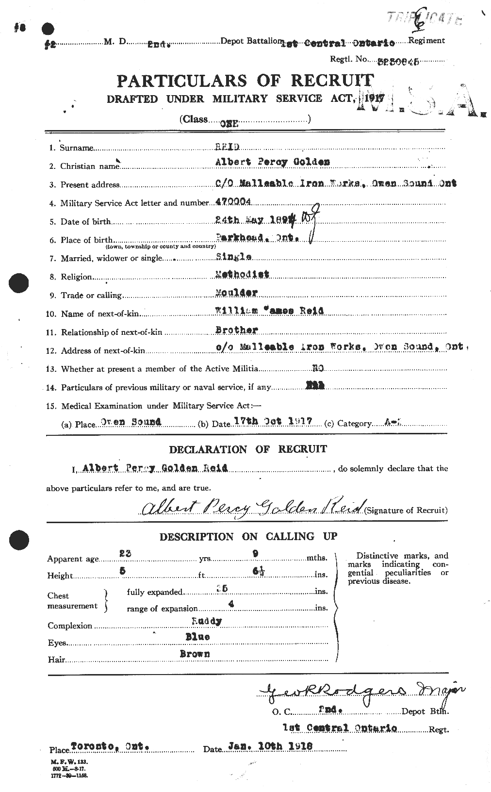 Personnel Records of the First World War - CEF 597747a