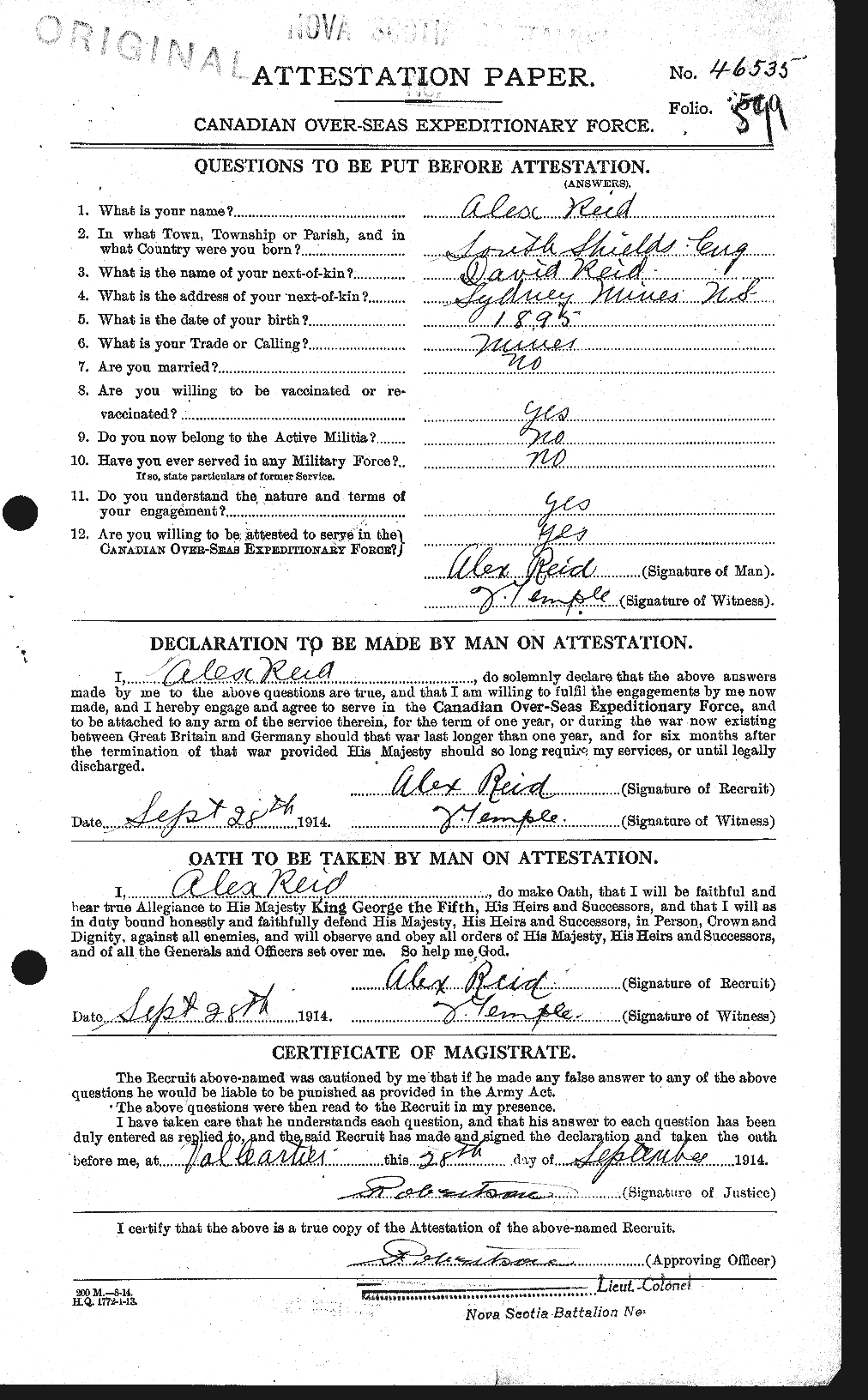 Personnel Records of the First World War - CEF 597751a