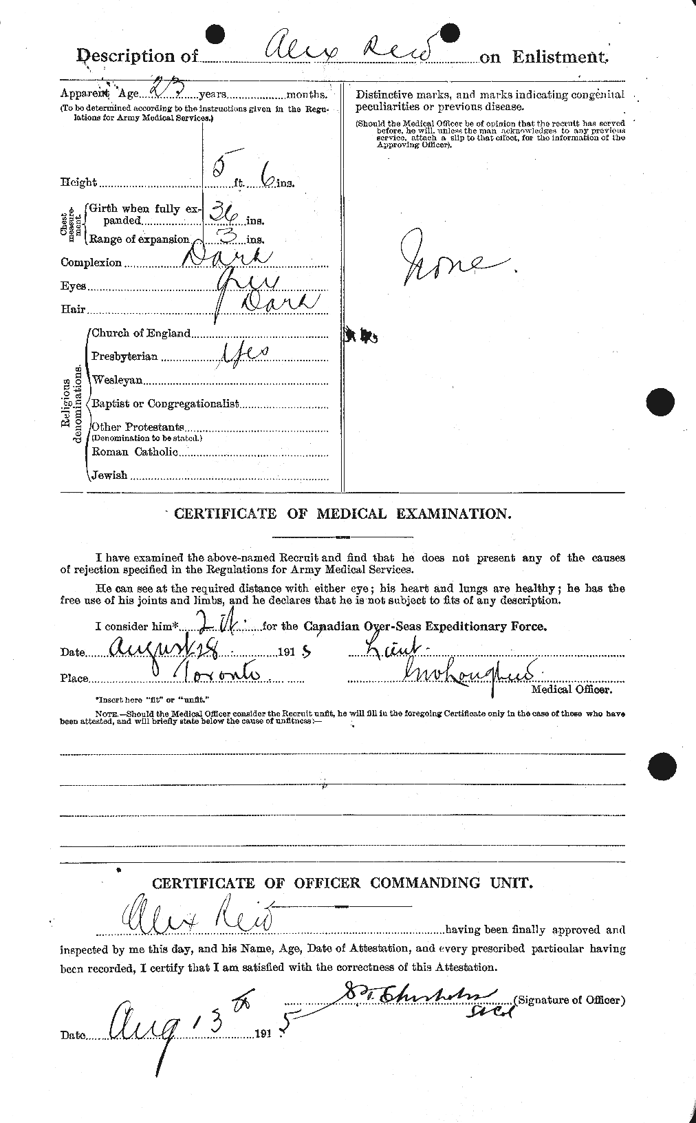 Personnel Records of the First World War - CEF 597753b