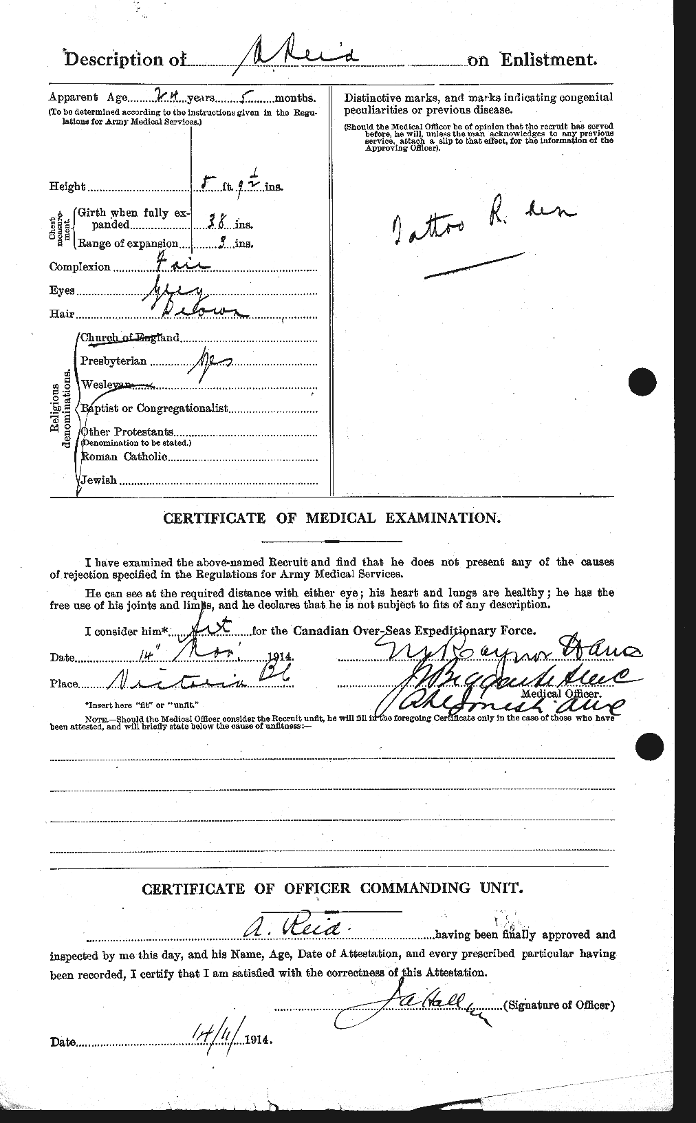 Personnel Records of the First World War - CEF 597765b