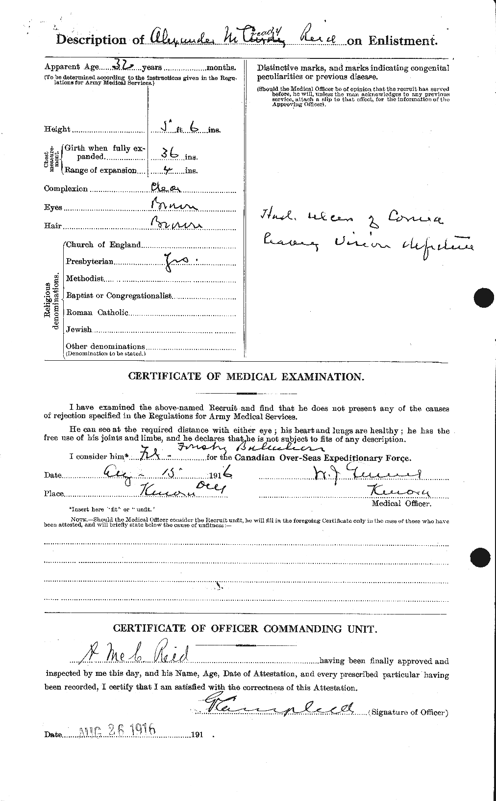 Personnel Records of the First World War - CEF 597785b