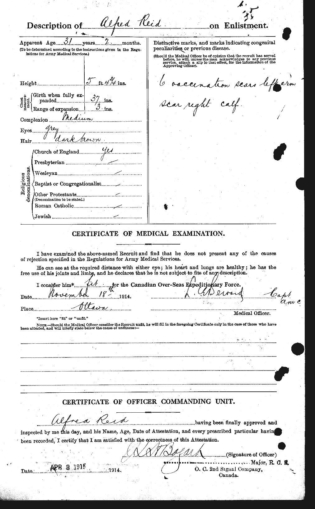Personnel Records of the First World War - CEF 597789b