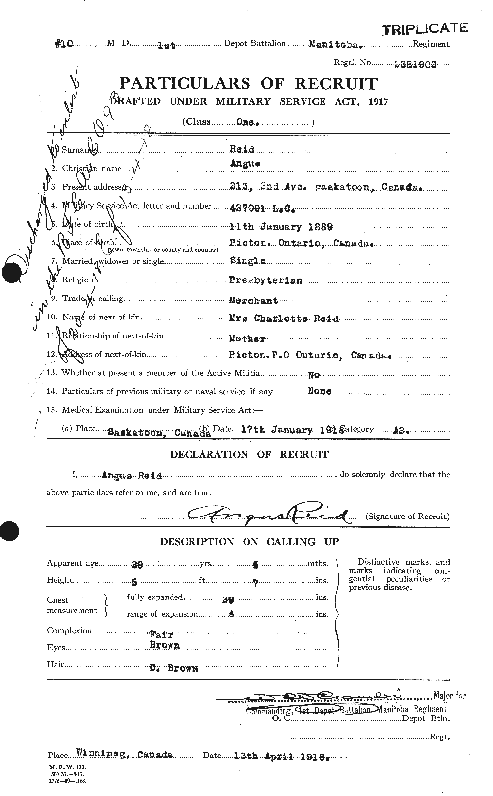 Personnel Records of the First World War - CEF 597827a