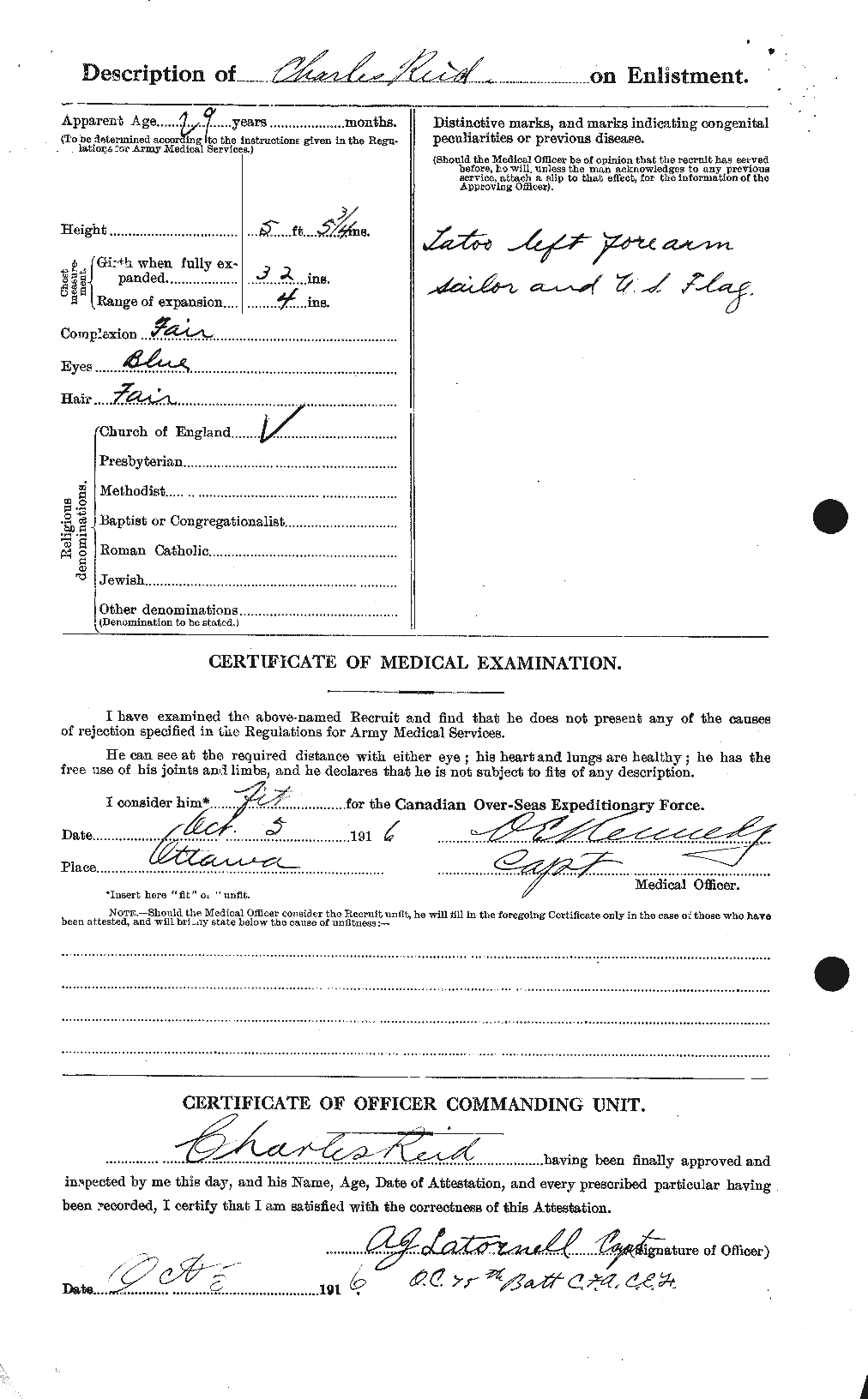 Personnel Records of the First World War - CEF 597873b