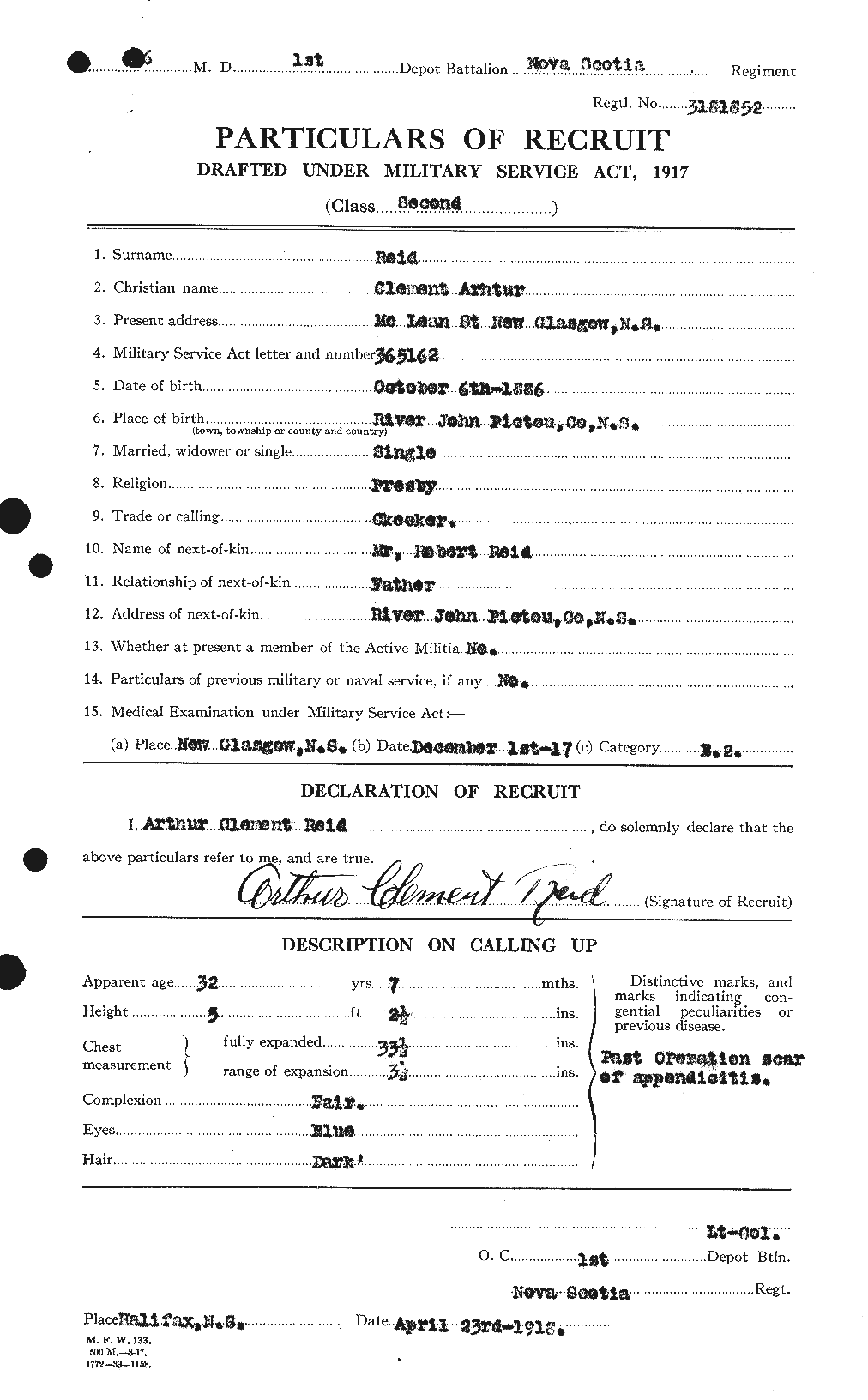 Personnel Records of the First World War - CEF 597909a