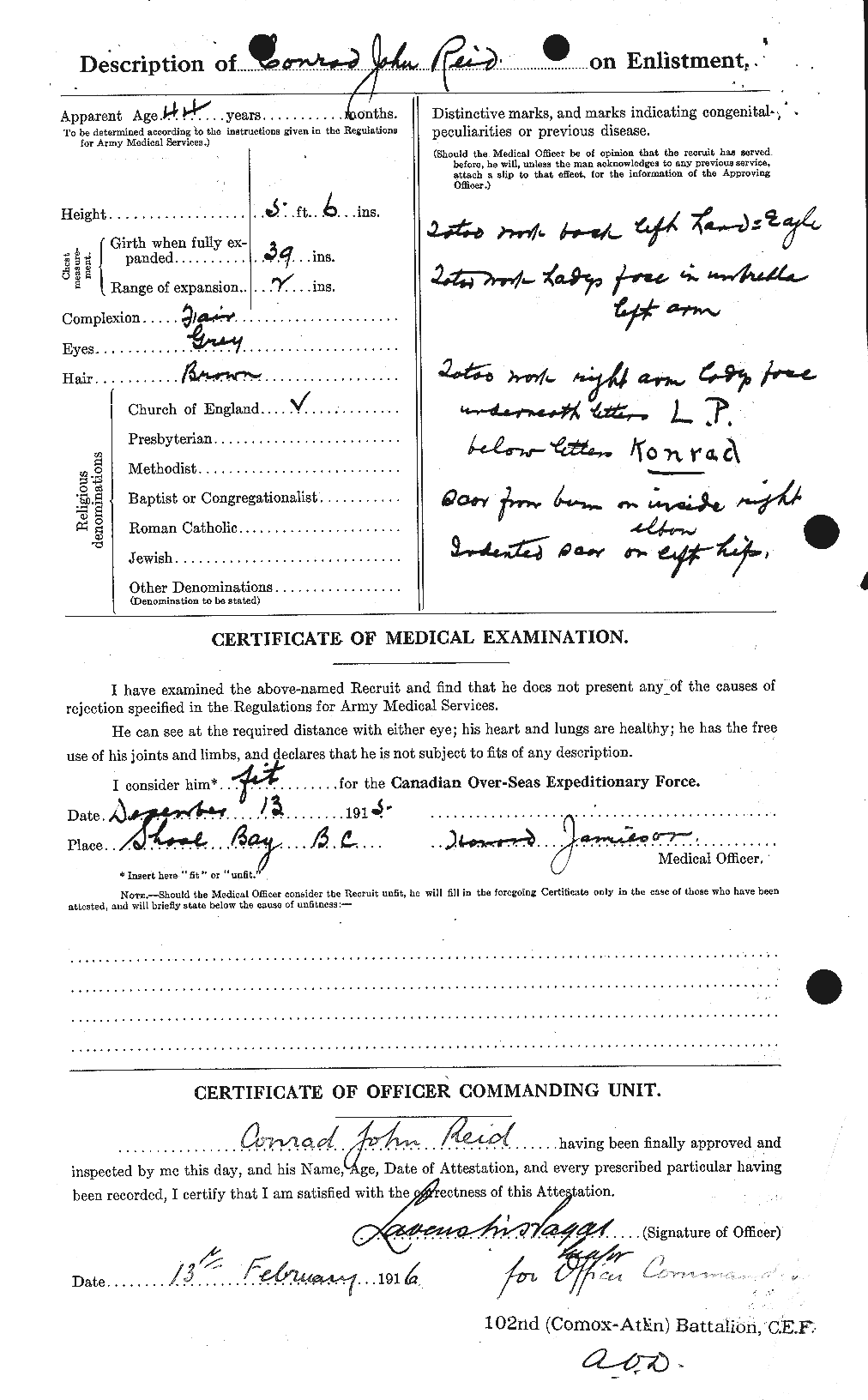 Personnel Records of the First World War - CEF 597914b
