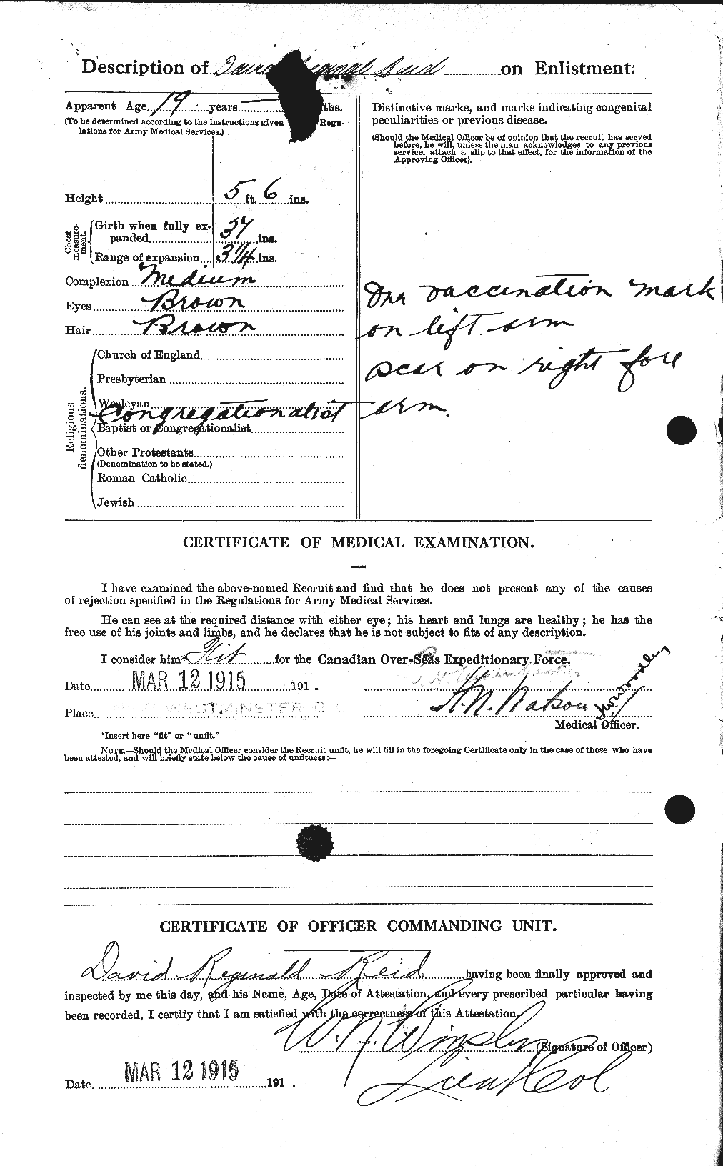 Personnel Records of the First World War - CEF 597946b