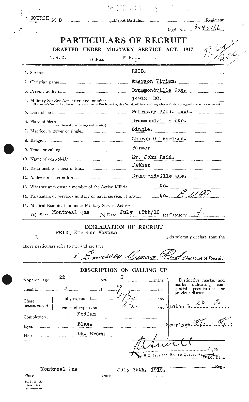 Personnel Records of the First World War - CEF 598004a