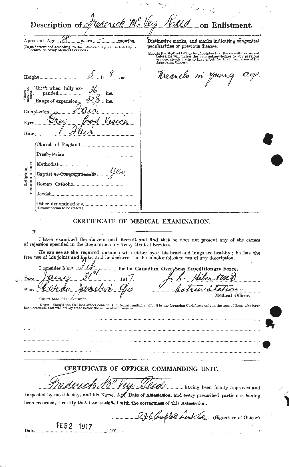 Personnel Records of the First World War - CEF 598059b