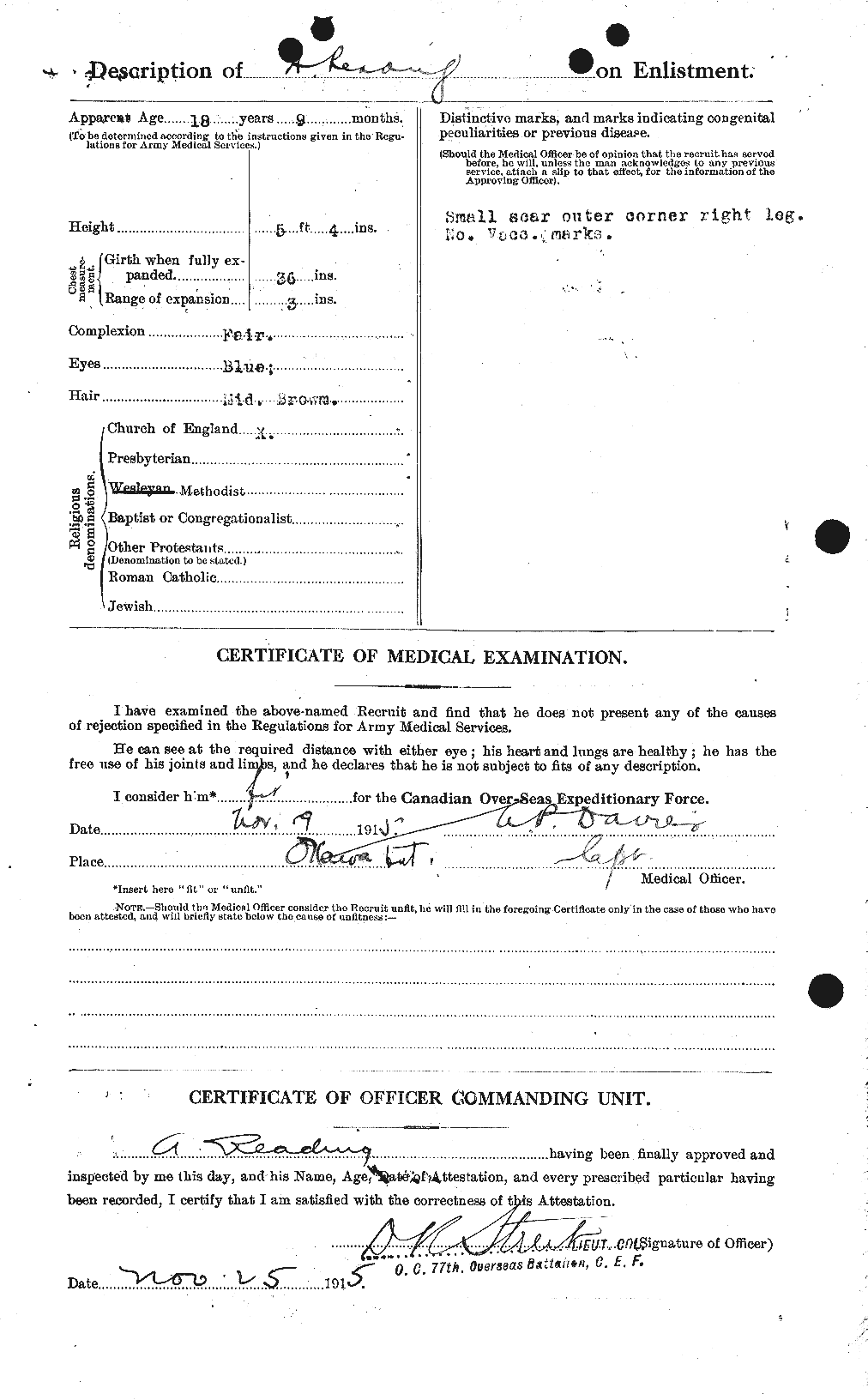 Personnel Records of the First World War - CEF 598402b