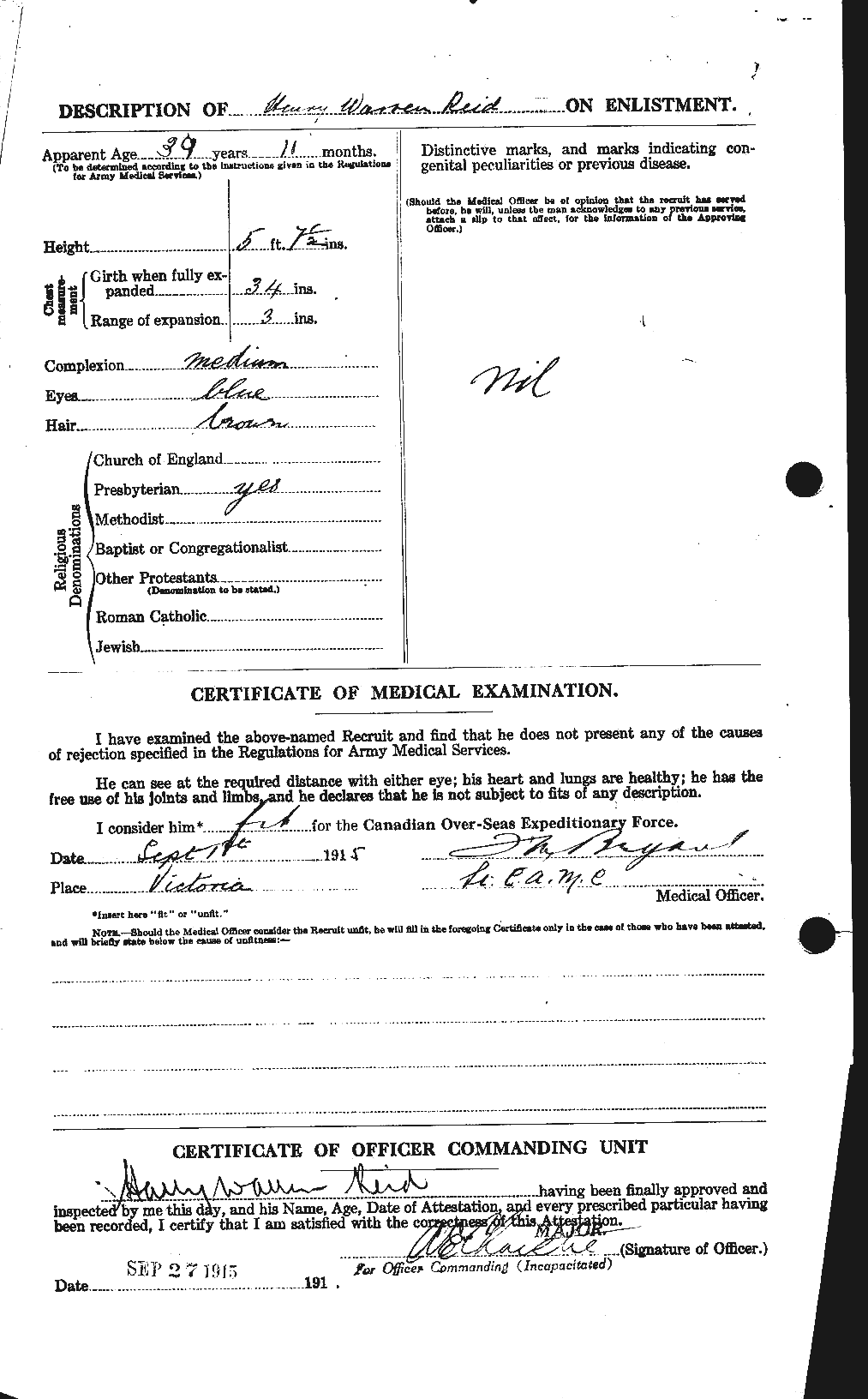 Personnel Records of the First World War - CEF 598589b