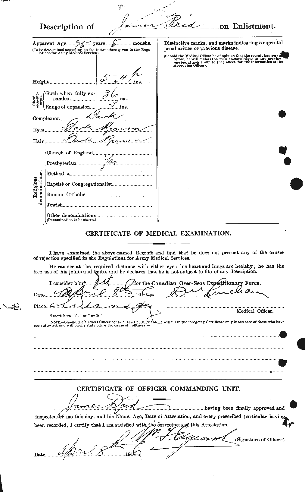 Personnel Records of the First World War - CEF 598663b