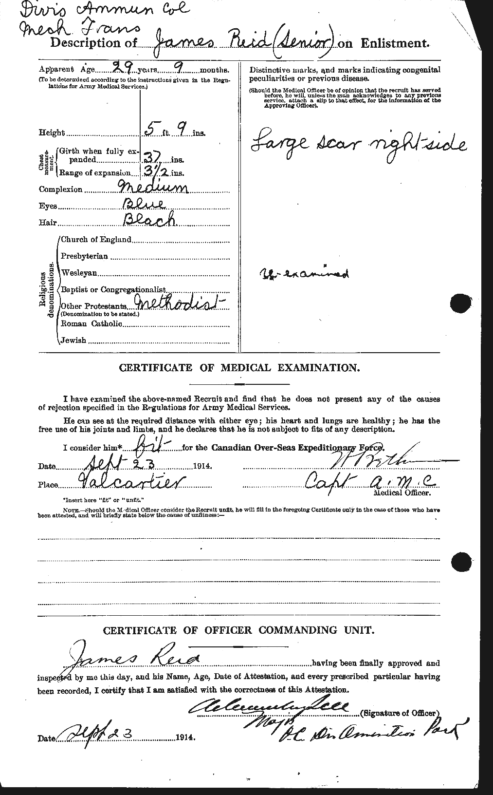 Personnel Records of the First World War - CEF 598666b