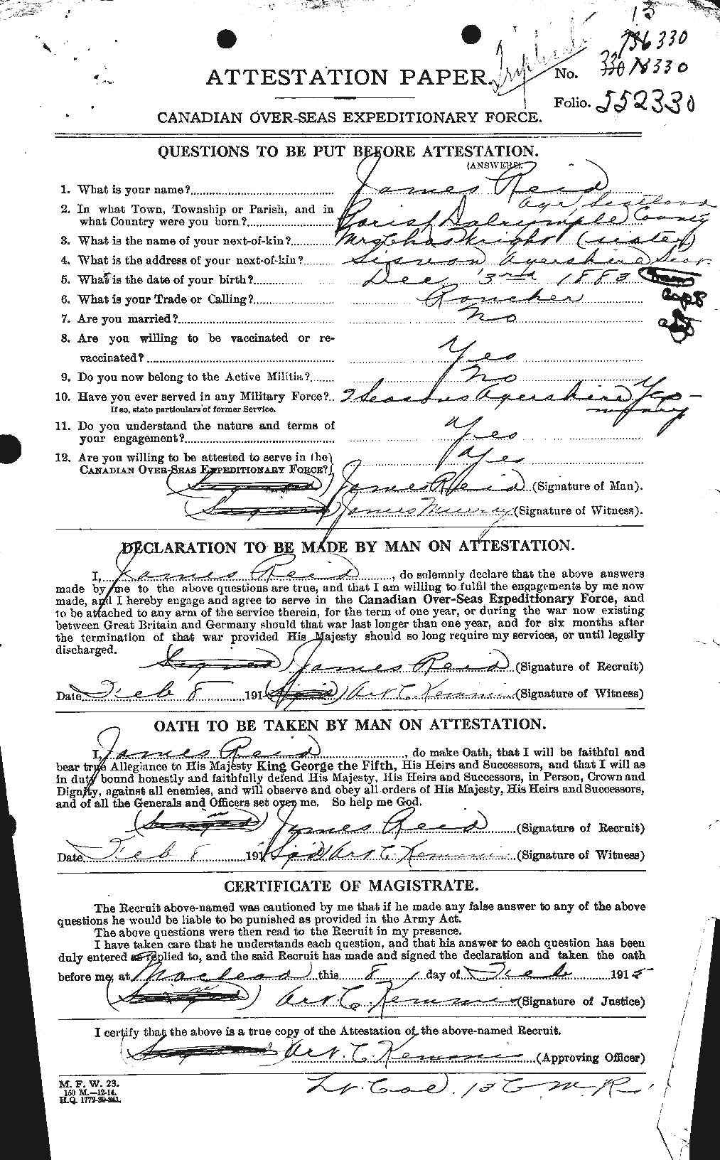 Personnel Records of the First World War - CEF 598675a