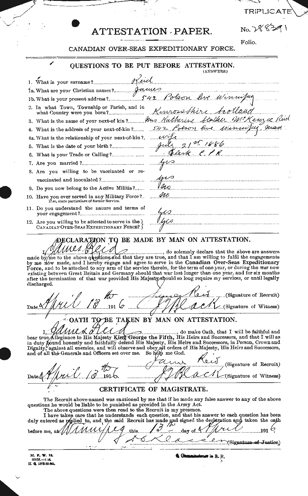 Personnel Records of the First World War - CEF 598683a