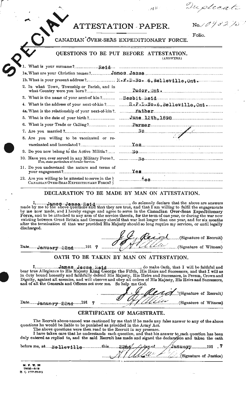 Personnel Records of the First World War - CEF 598721a