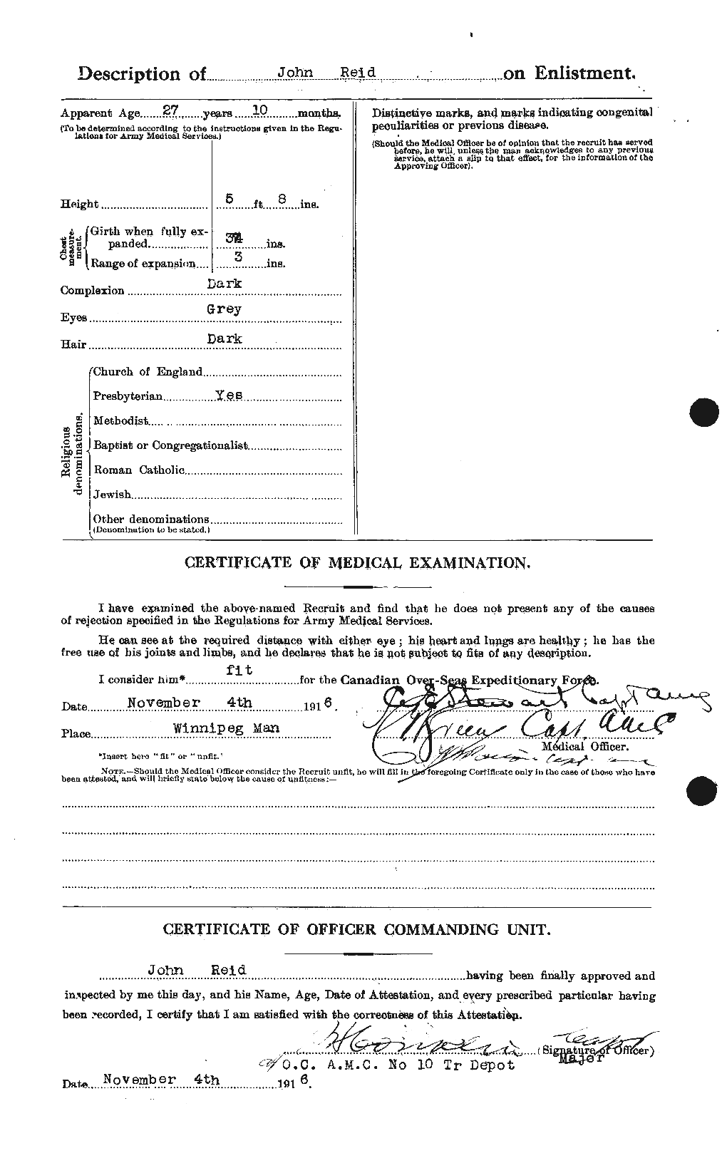 Personnel Records of the First World War - CEF 598752b