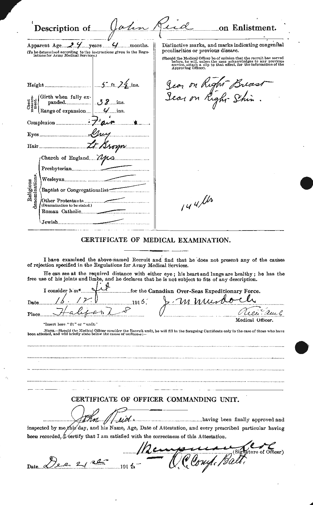 Personnel Records of the First World War - CEF 598756b