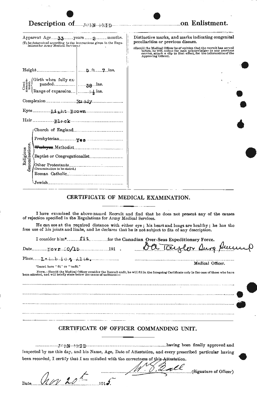 Personnel Records of the First World War - CEF 598788b