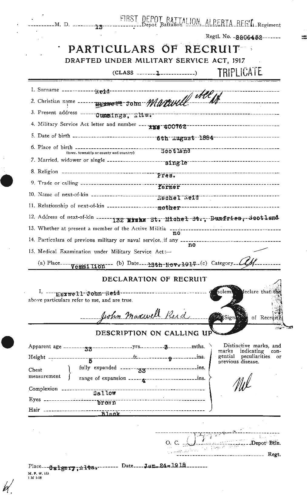 Personnel Records of the First World War - CEF 598856a