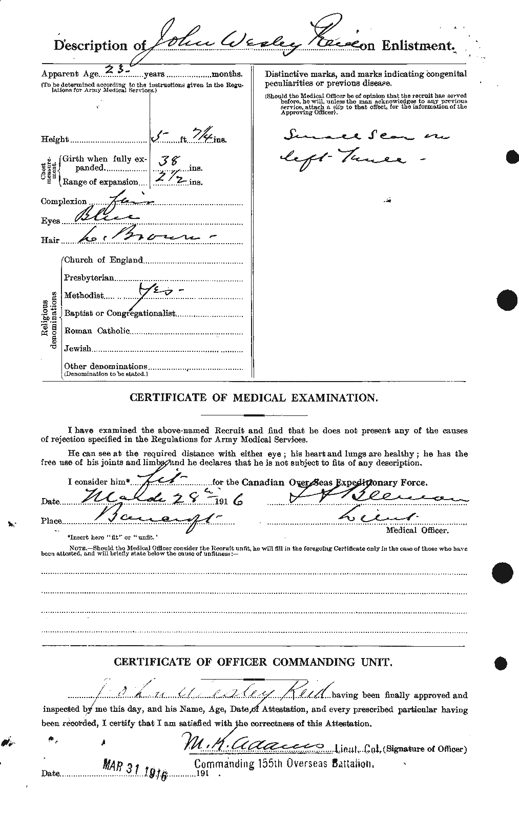 Personnel Records of the First World War - CEF 598880b