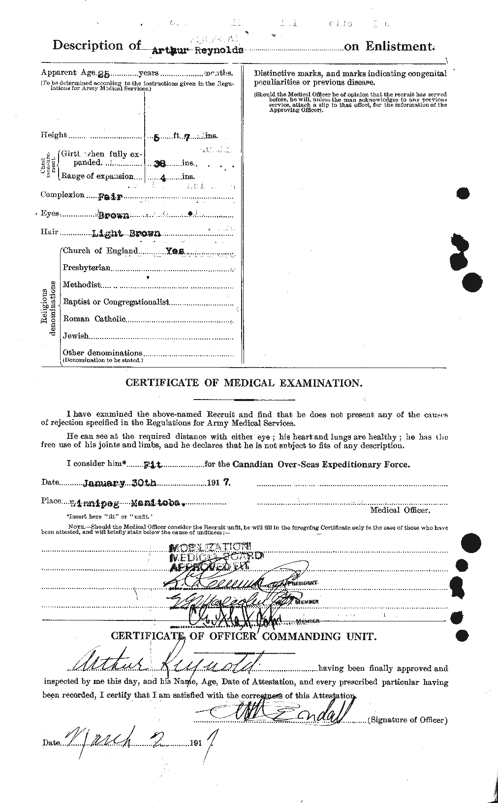 Personnel Records of the First World War - CEF 599079b