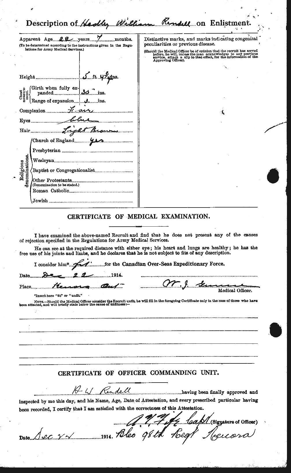 Personnel Records of the First World War - CEF 599783b